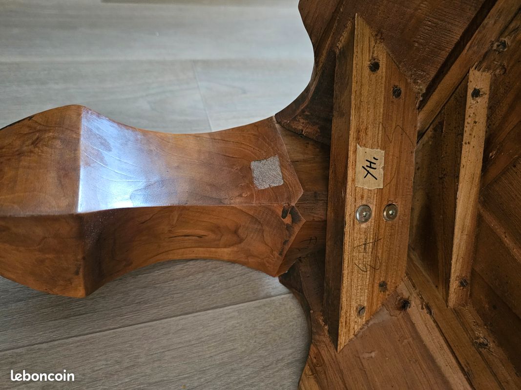 Table base en teck opium 80x80cm (image 7)