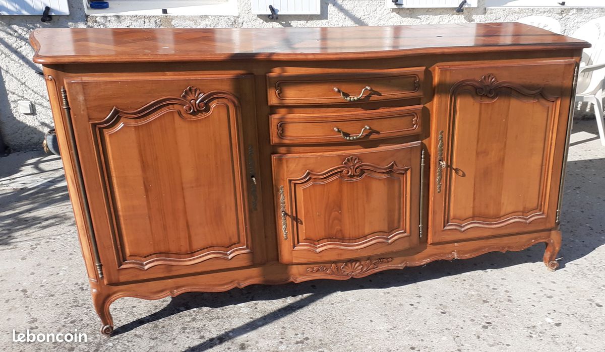 Salon merisier style Louis XV (image 1)