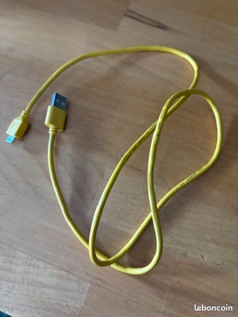 Câble micro USB court de 0.90M, chargeur Android micro USB vers USB-A avec câble tressé en nylon pour Samsung Galaxy S7 Edge, S6, téléphones Android et PS4. Marque (image 1)