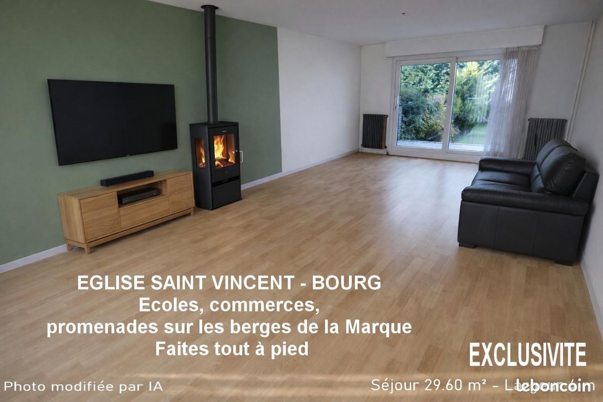 Maison 4 pièces 87 m² · à Marcq-en-Baroeul · 87 m² · 337 000 €