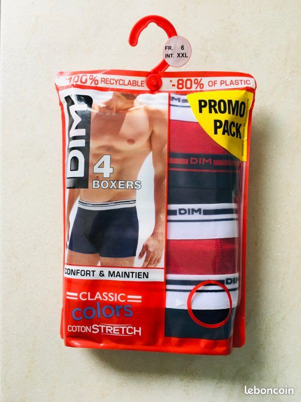 Boxer Shorts Boxer Dim Taille Lot De Boxers DIM Taille XXL Neuf