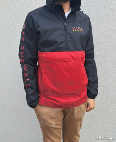 Veste coupe-vent homme Vans taille S en nylon Vêtements