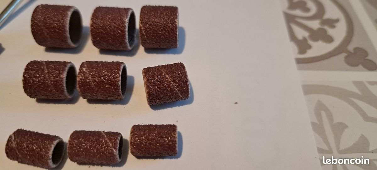 sourcing map Lot de 10 mandrins en caoutchouc pour tambour de ponçage 1/2 Tige de 1/8 Support de manchon de ponçage pour ponceuse à tambour meuleuse rotative