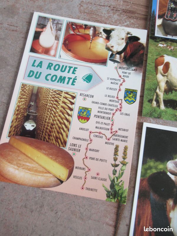 Lot enveloppe et 17 cartes postales de Franche-comté Doubs (image 10)