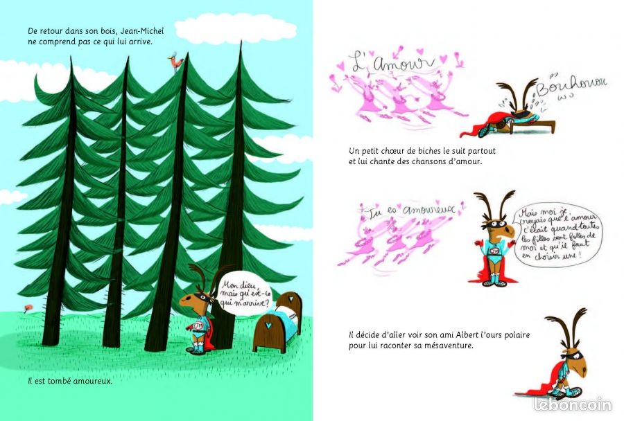 Livre Jean-Michel le caribou est amoureux (image 3)
