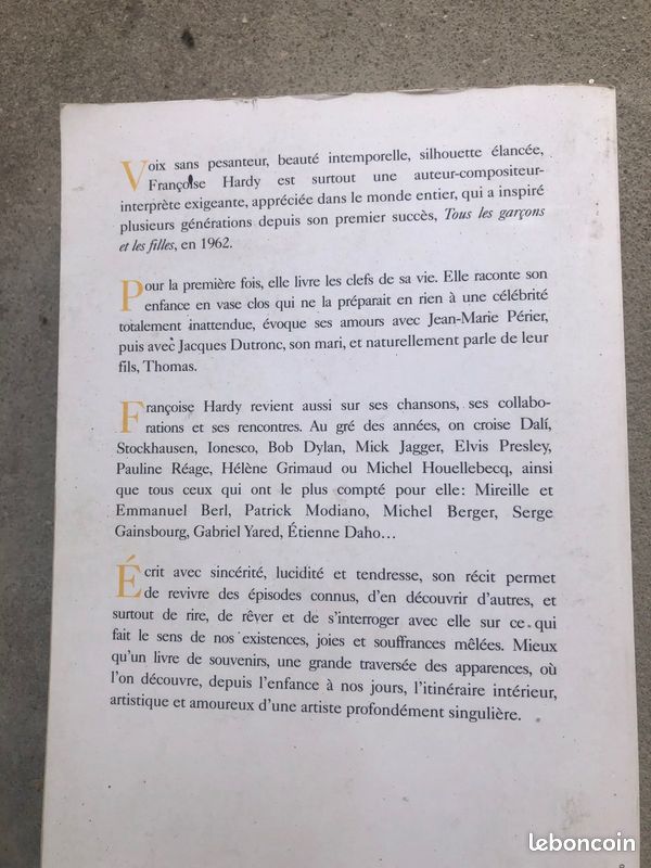 Livre Françoise Hardy (image 5)