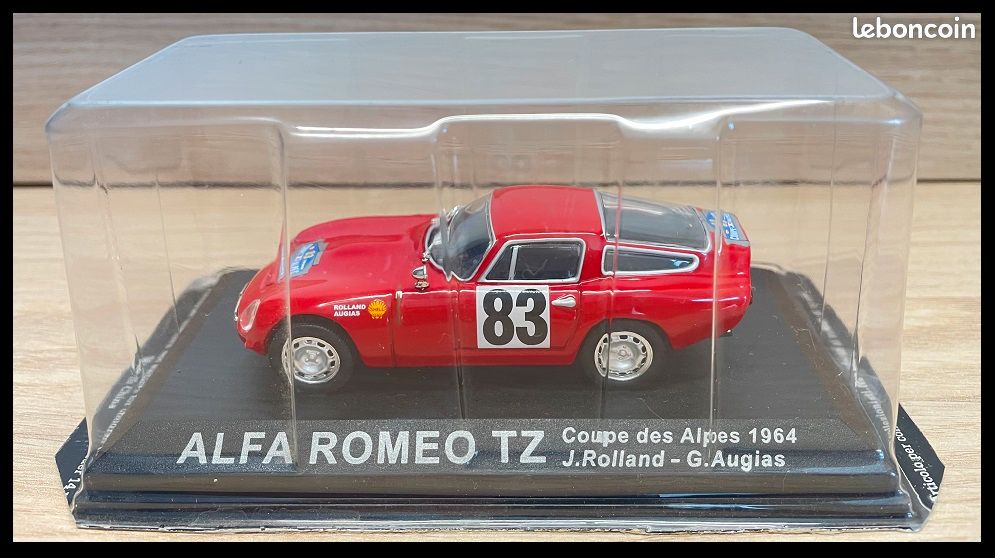 1:43 IXO ALTAYA: ALFA ROMEO TZ Rouge Coupe des Alpes 1964 - Collection