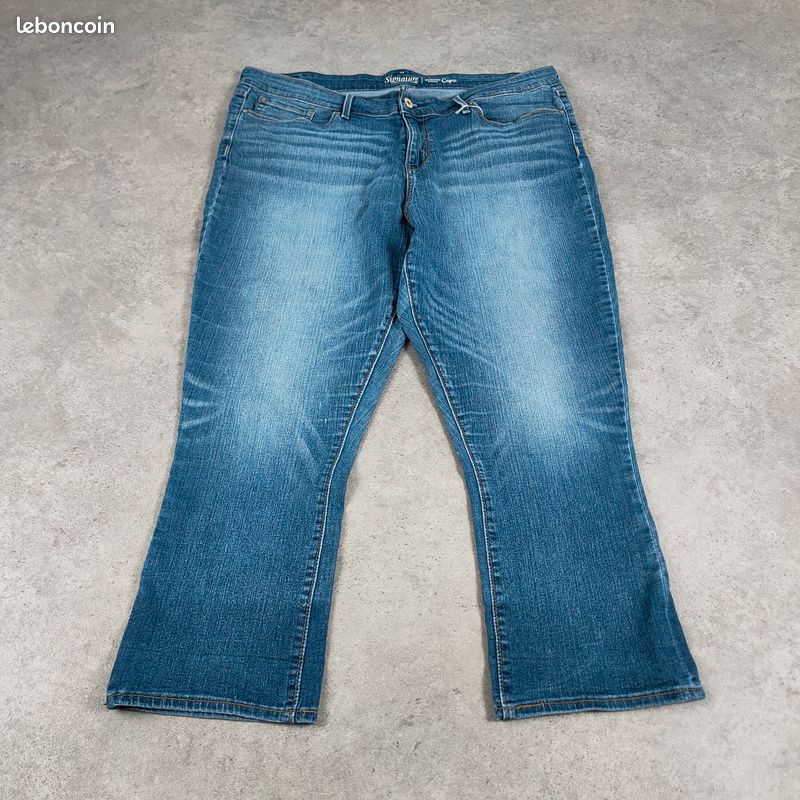 Jean Capri Femme Sonoma – Taille 6 – Bleu – Taille Moyenne – Neuf Avec étiquettes