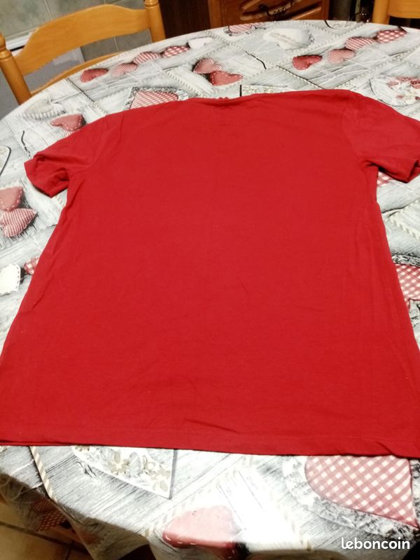 Tee shirt rouge XL (image 3)
