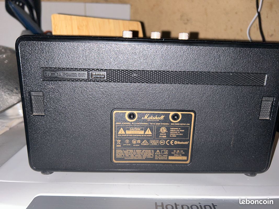 Enceinte « MARSHALL »stockwell' Photo, audio vidéo