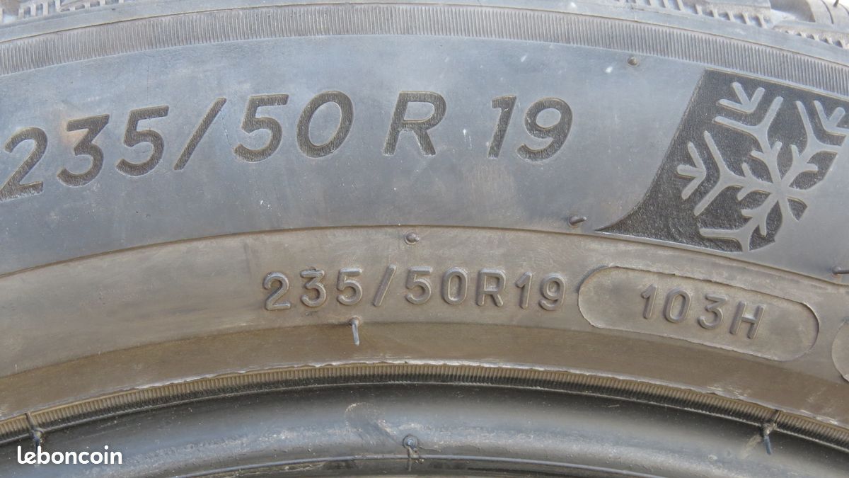 Pneu hiver michelin 235x50r19 103h (image 2)
