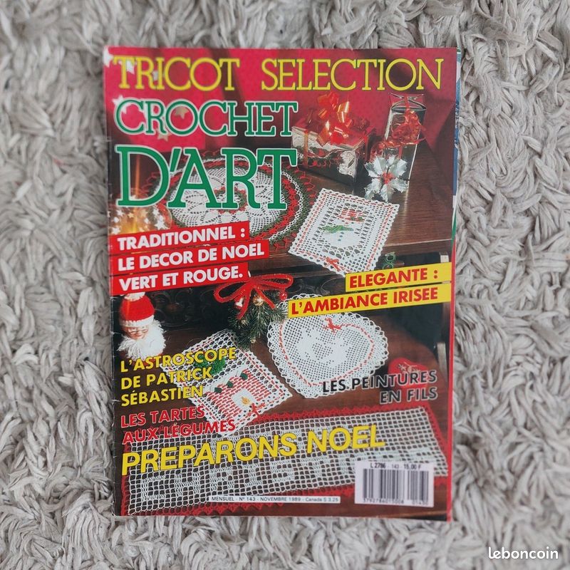 Lot De 3 Magazines De Tricot – Occasion, Idées De Modèles, Patrons, Conseils Pour Tricoteuses