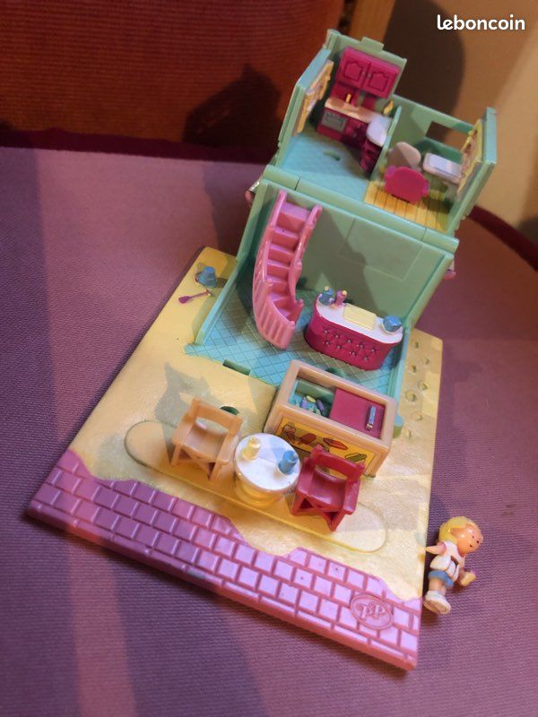 Polly Pocket bluebird pollyville Beach café vintage 1993 (image 2)