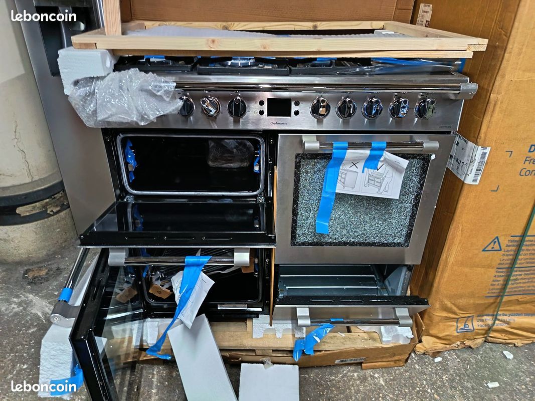 Piano de cuisson tout inox mixte LEISURE 100cm CookMaster (neuf) (image 3)