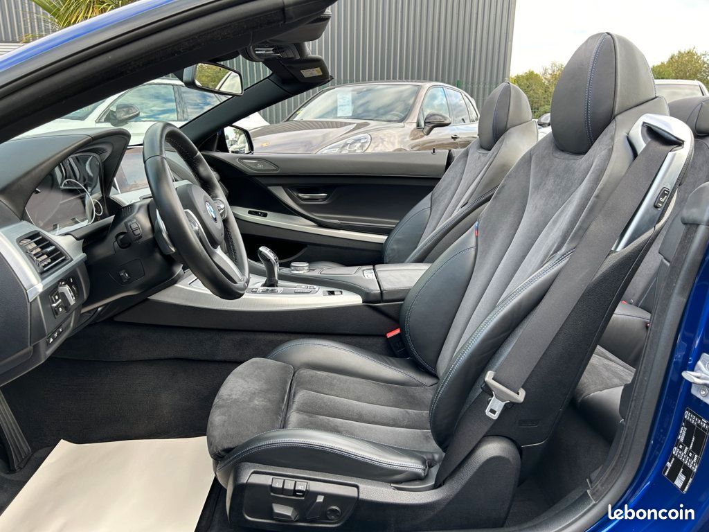 BMW 640 i CABRIOLET M-SPORT 320ch (F12) BVA8 (image 8)
