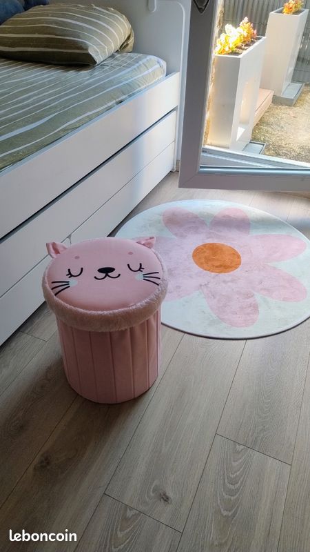 Pouf de rangement enfant (image 1)