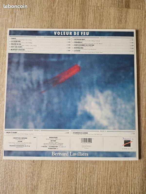 Disque vinyle Bernard lavilliers (image 2)