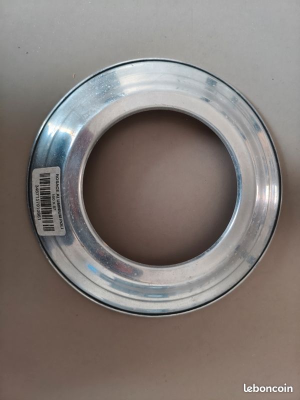 Rosace aluminium poli 160 x 87 (image 1)