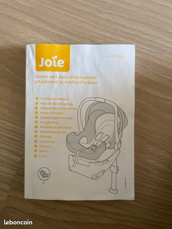 Siège auto bébé isofix de la naissance à 105cm i-anchorFix de Joie (image 13)