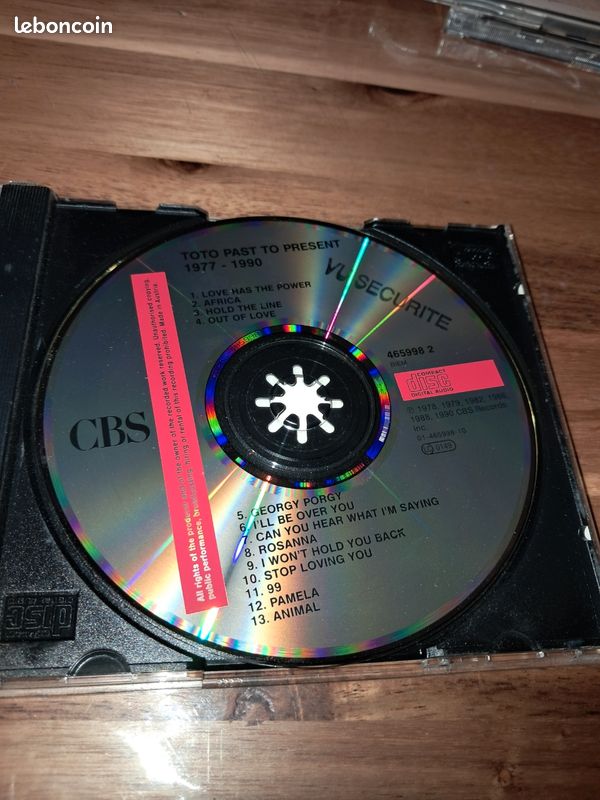 Cd Toto past to present best of (image 2)