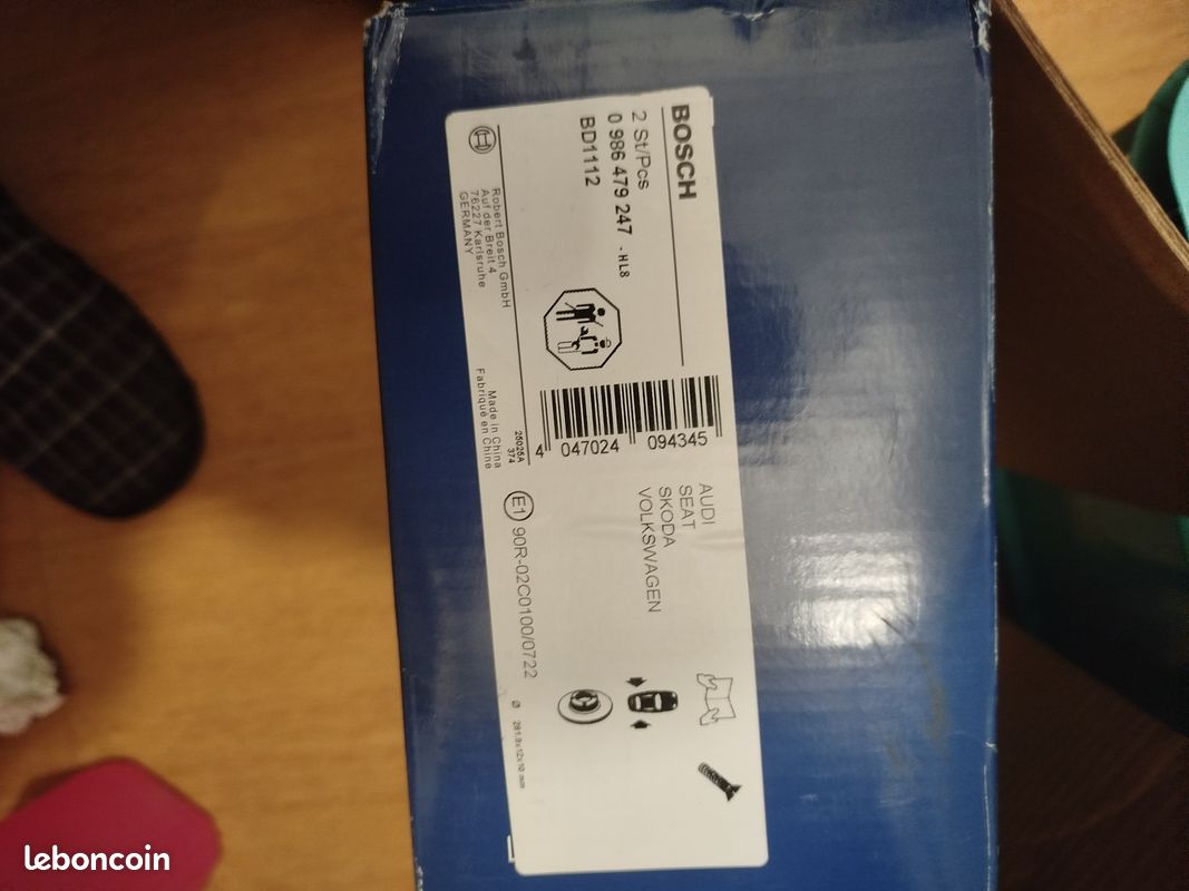 Disques de freins arrière Bosh (image 3)