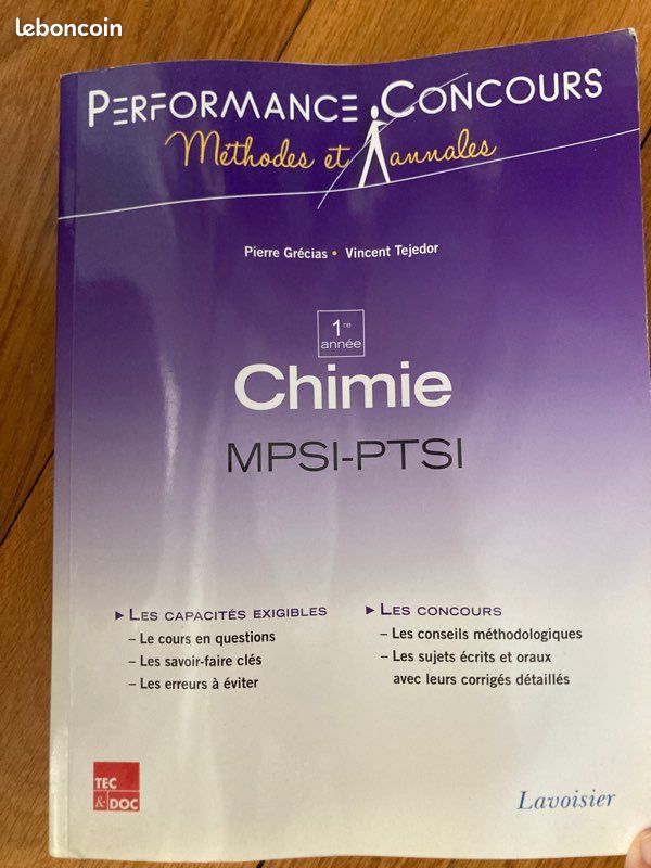 Chimie MPSI PTSI (image 1)
