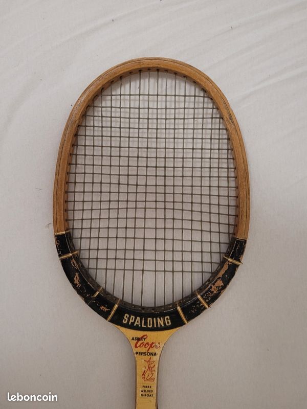 Raquette de tennis A.G. Spalding Bros British Wood : objet de collection sport déco - Canada
