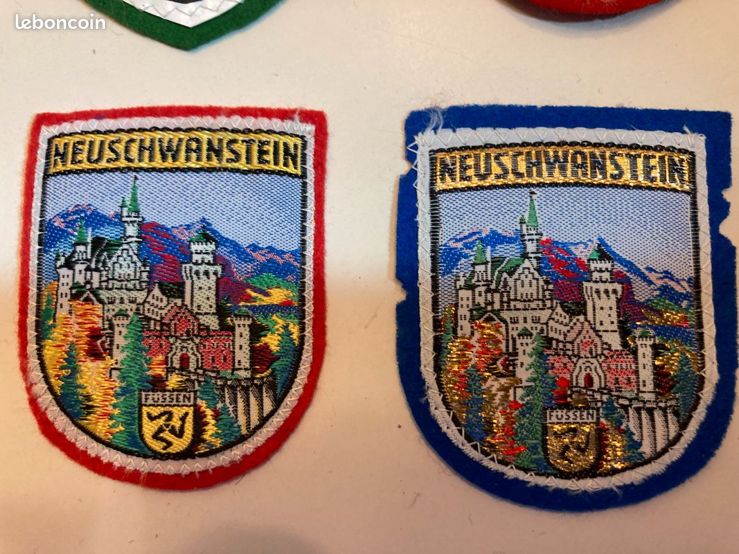 Lot De 10 écussons Voyage Souvenirs Allemagne – Villes Allemandes