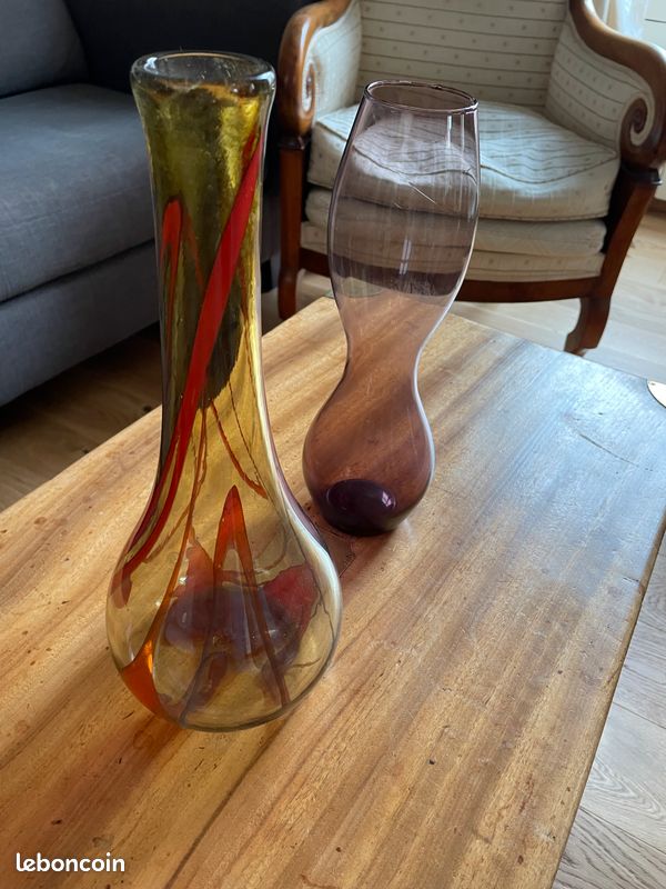 Paie de vases en verre (image 3)