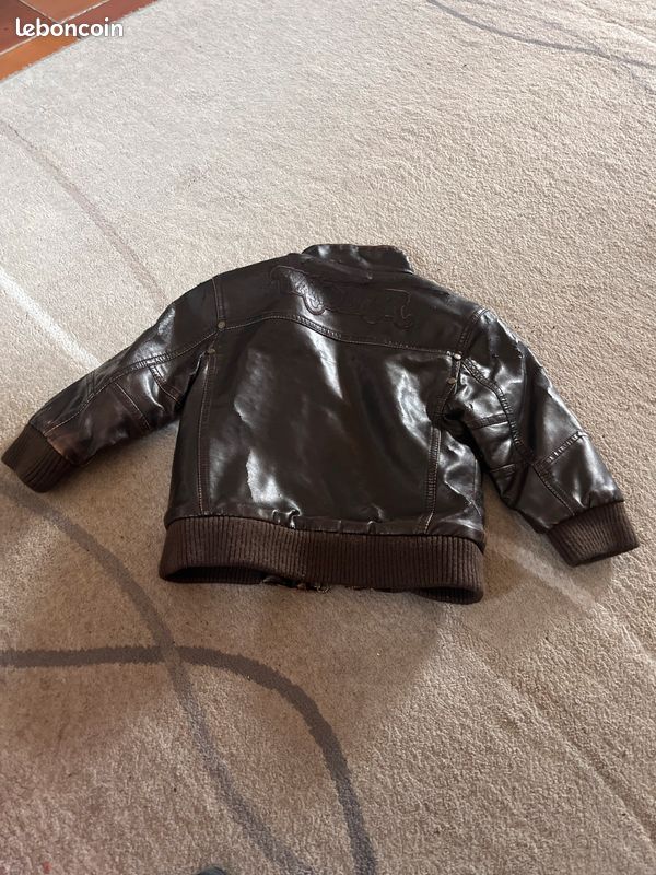 Veste cuir enfant 23mois/86cm (image 2)
