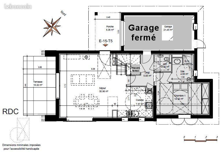 Maison 113m2, 4 chambres avec jardin + piscinette hors sol proche Saint Jean de Luz (image 9)
