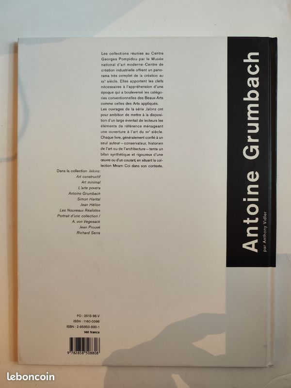 Livre Antoine Grumbach centre Georges pompidou (image 2)