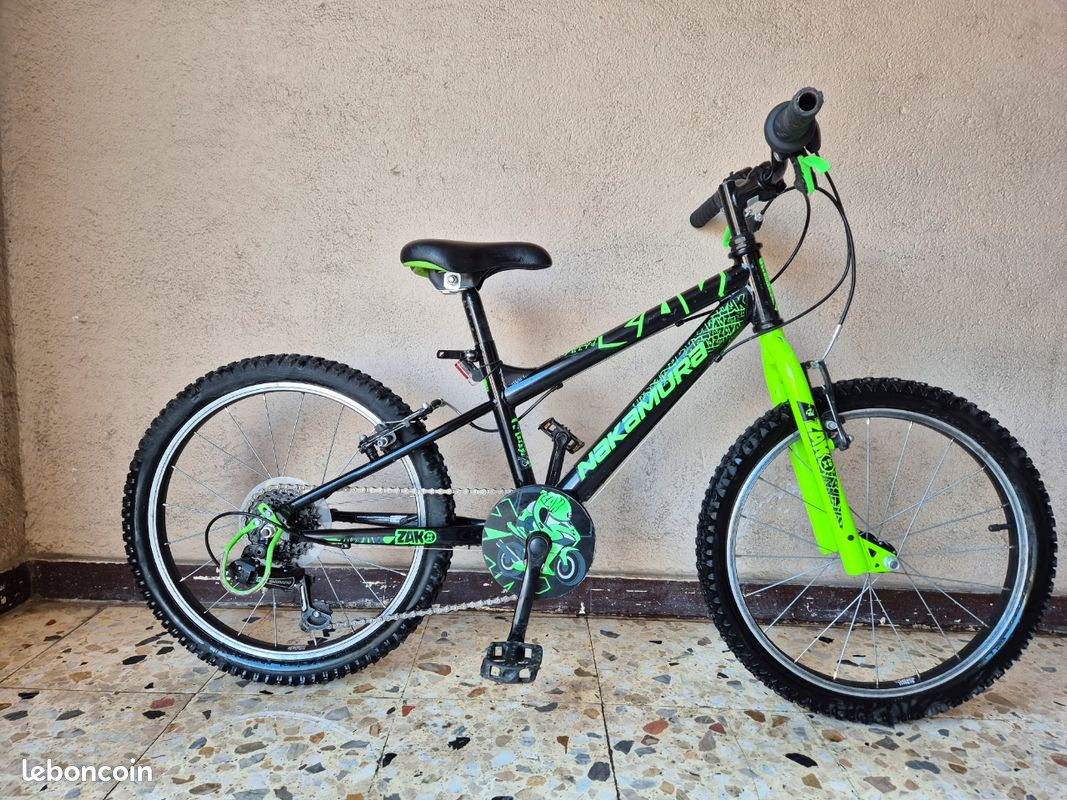 20 Pouces Vtt Nakamura Noir Et Vert VTT Enfant Nakamura (20 Pouces