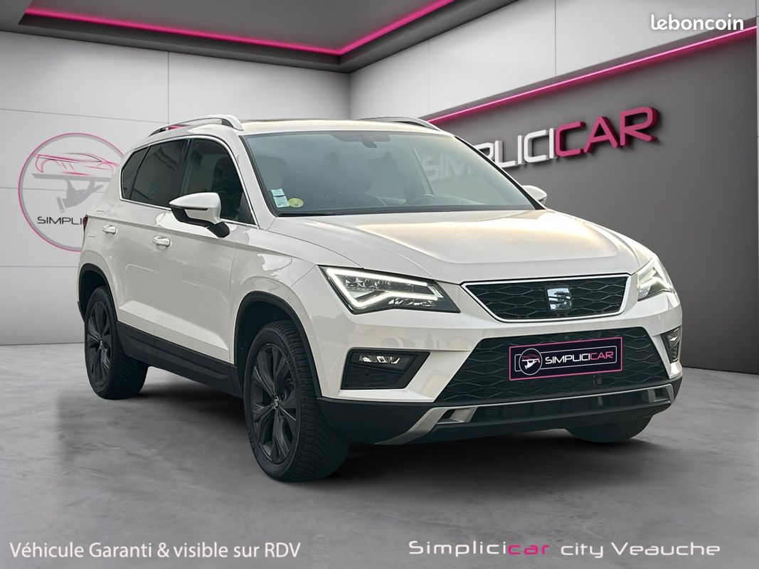 SEAT ATECA 2.0 TDI 150 XCELLENCE DSG7 - 150Ch - Garantie 12 mois / 1ère Main / Entretien Seat / Toit Ouvrant / CarPlay / Caméra 360 (image 1)