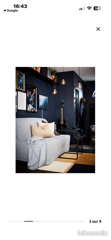 Urgent canapé BZ IKEA gris anthracite (image 18)