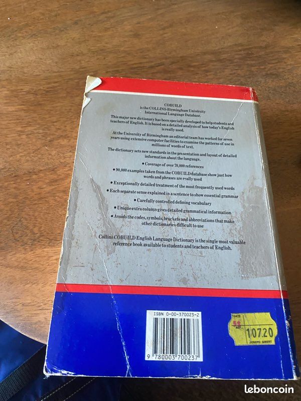 Dictionnaire anglais (image 4)