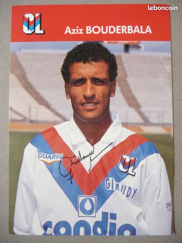 Image footballeur OL dédicacée d'Aziz BOUDERBALA (image 2)