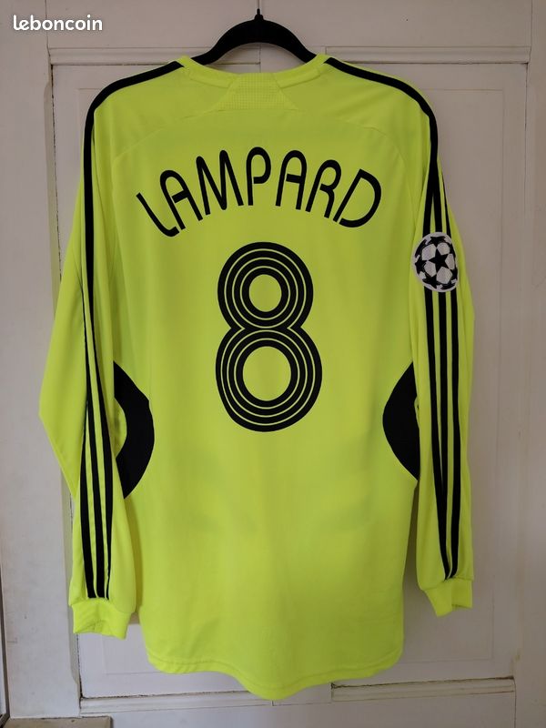 Player issue Chelsea 2007/2008 manches LONGUES LDC LAMPARD L (image 1)