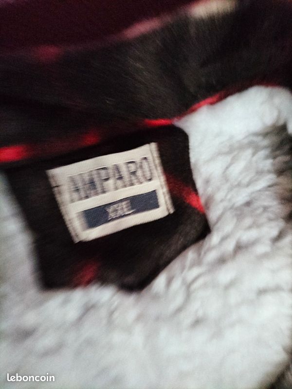 Chemise carreaux fourré zippé amparo taille 2 XL neuf (image 4)