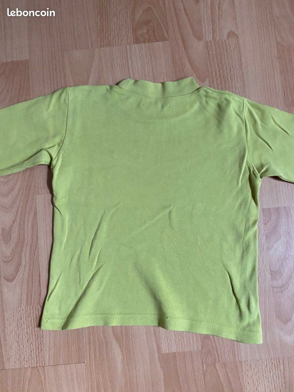 Beau sous-pull vert anis ORCHESTRA T. 6 ans/116 cm garçon TBE (image 4)