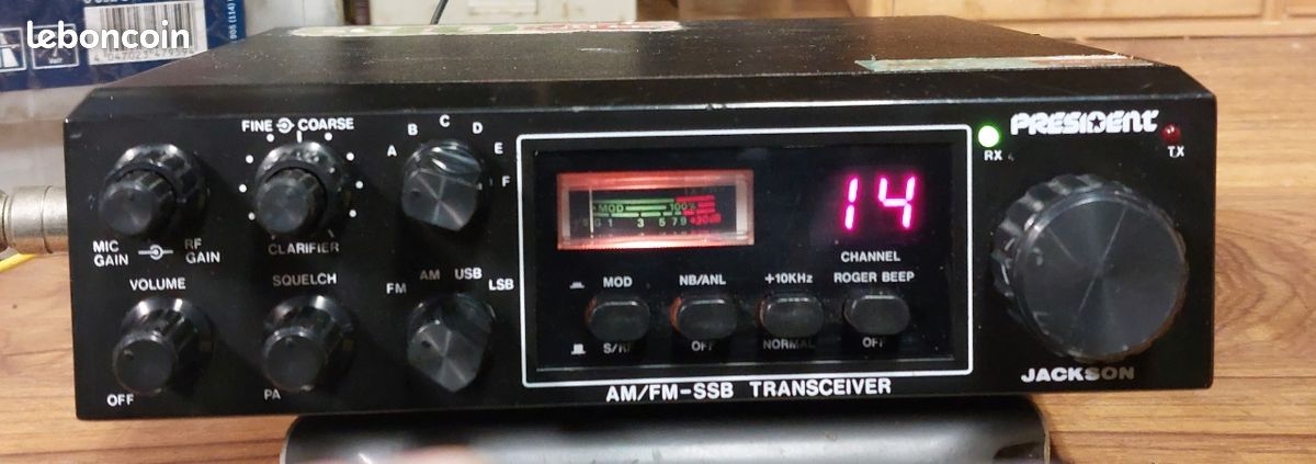 Radio CB President Jackson Révisée - 226 Canaux, ANL