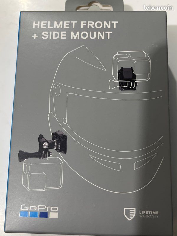 Orange - Support de menton pour casque de moto, Support antichoc pour Gopro Hero 5-6-7, caméra