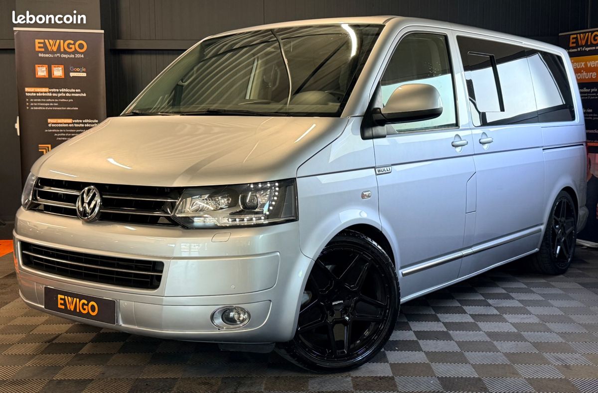 Volkswagen multivan t5 2.0 bitdi 180 ch bulli 4motion dsg7 - 7 places - moteur neuf garantie 2027 - webasto - ct vierge (image 1)