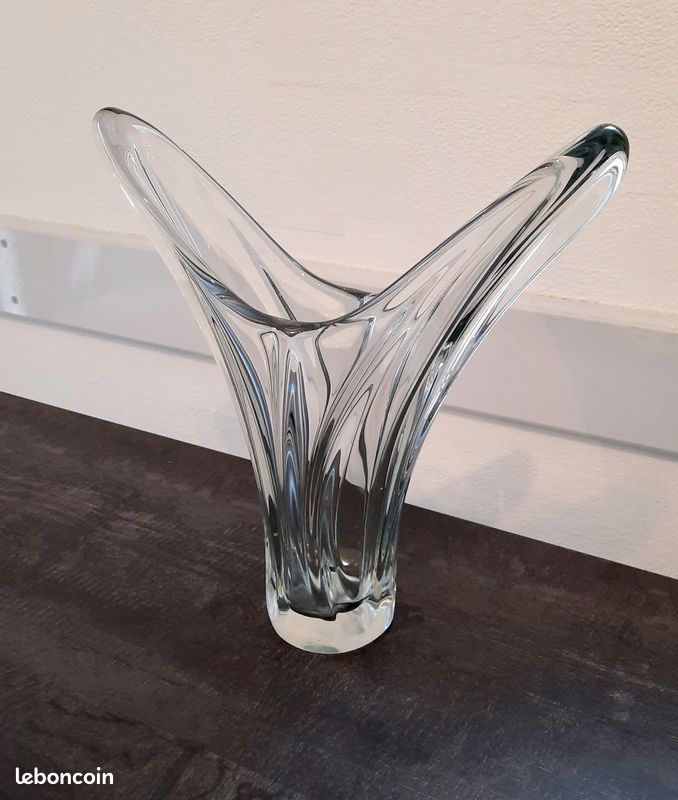 Vase cristal "Art Vannes France" (image 2)