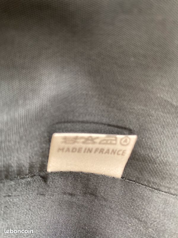 Veste taille 42 lainage couleur noire et blanc pied poule (image 6)