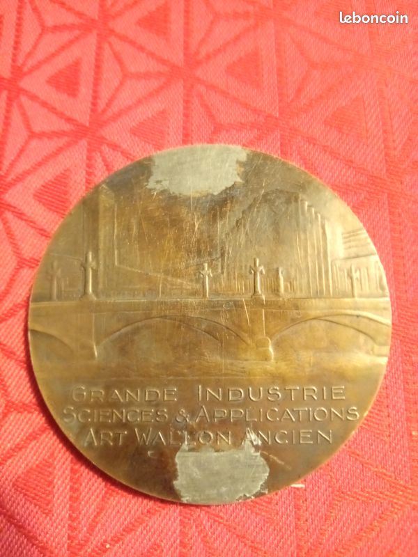 Médaille Bronze Exposition Internationale De Liège 1930 - Art Wallon, Collection SUP