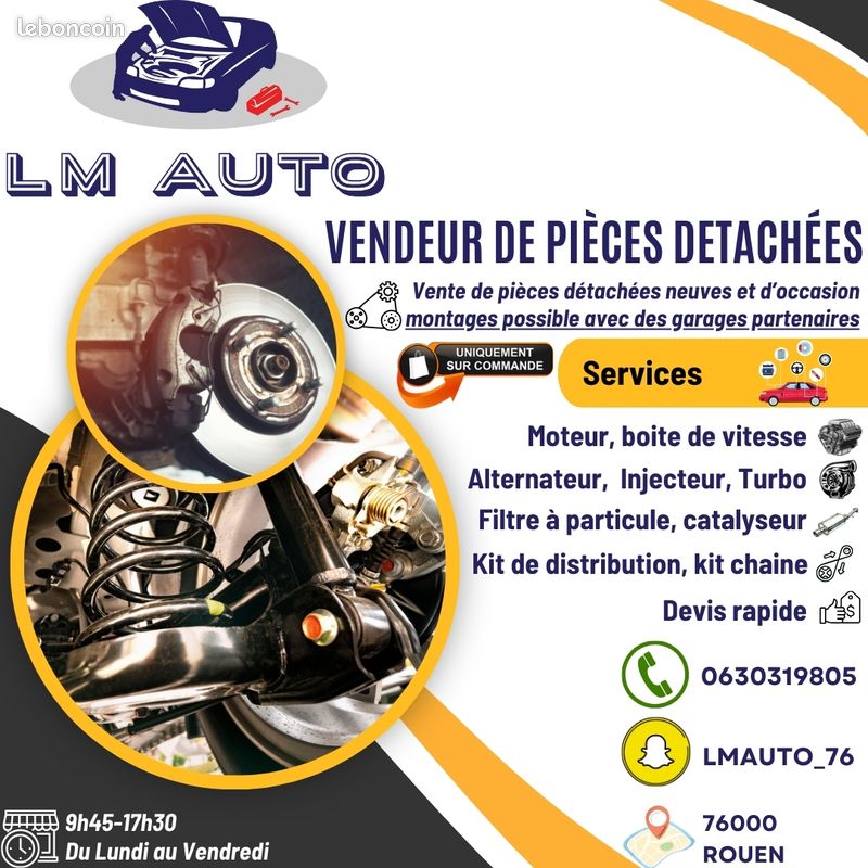 Pièces automobiles occasion et neuf dont les pièces rares sur devis (image 1)