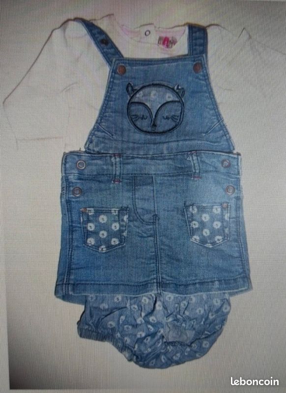 Lot ou détaillé vêtement bébé fille 6mois été ou hiver caro07380 (image 8)