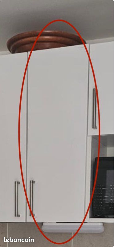 Façade porte IKEA RINGHULT 30x80 cm – Blanc brillant (image 2)