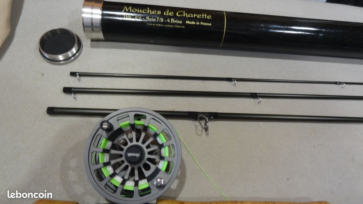 Combo Canne à Pêche à La Mouche Unifishing - Carbone Nano 7/8WT Avec Moulinet VM